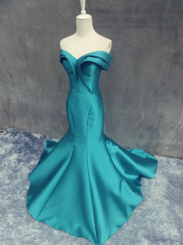Elegant Off the Shoulder Mermaid Prom Dress New Arrival Zipper Cystom Made Evening Gown Elegant Off the Shoulder Mermaid Prom Dress New Arrival Zipper Cystom Made Evening Gown
