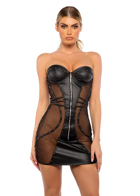 Blue Zone Planet |  Lust & Leather Dress Lingerie