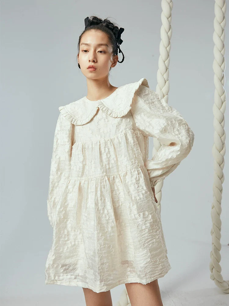 Peter Pan Collar Babydoll Dress