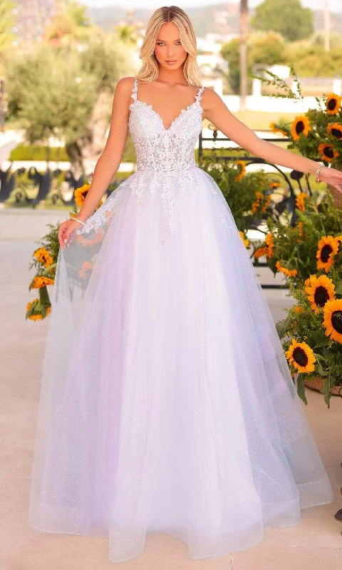 Clarisse 811152 - Open Back A-Line Prom Dress