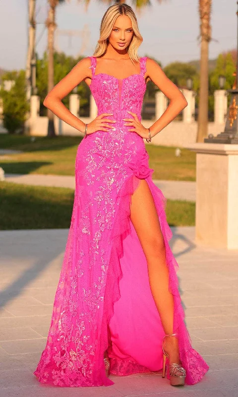 Clarisse 811196 - Ruffles Sheath Prom Dress