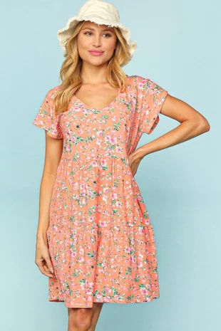 Delightful Day Floral Dress