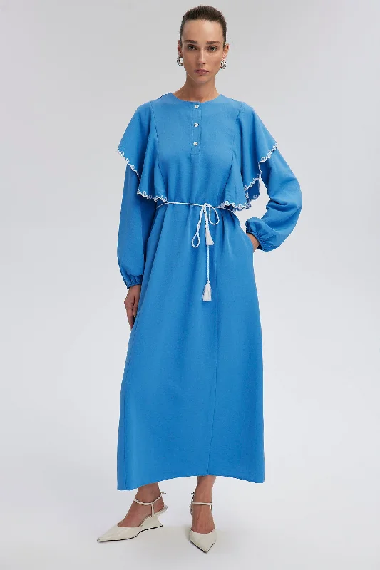 EMBROIDERY DETAILED DRESS