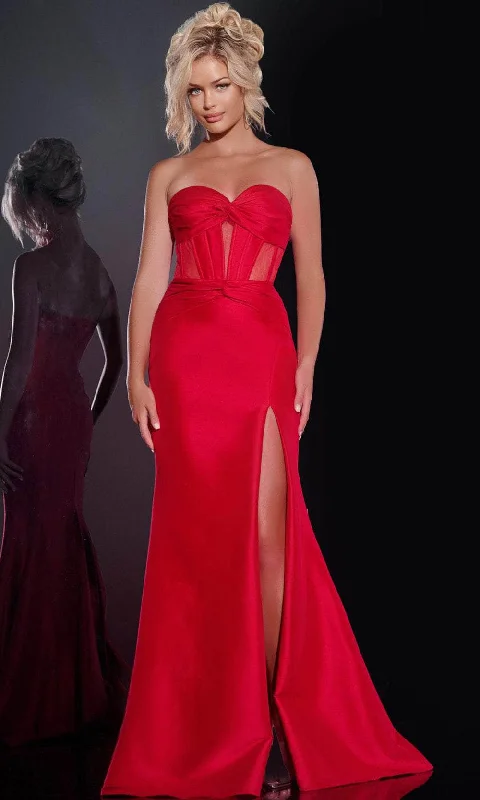 Jovani 42375 - Strapless Mermaid Prom Dress