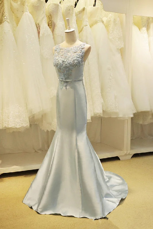 Elegant Lace Mermaid Prom Dress with Beadings New Arrival Bowknot Zipper Formal Occasion Dress Elegant Lace Mermaid Prom Dress with Beadings New Arrival Bowknot Zipper Formal Occasion Dress