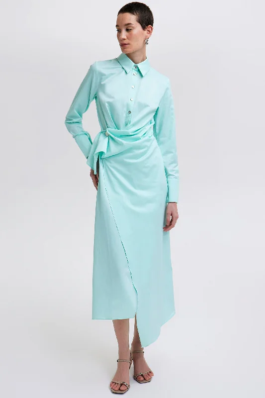 DRAPED WRAPPED DRESS