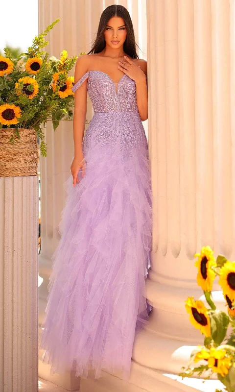 Clarisse 811124 - Ruffles A-Line Prom Dress