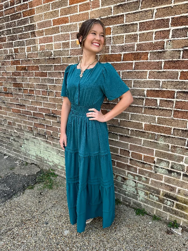 Teal We Meet Again Dress