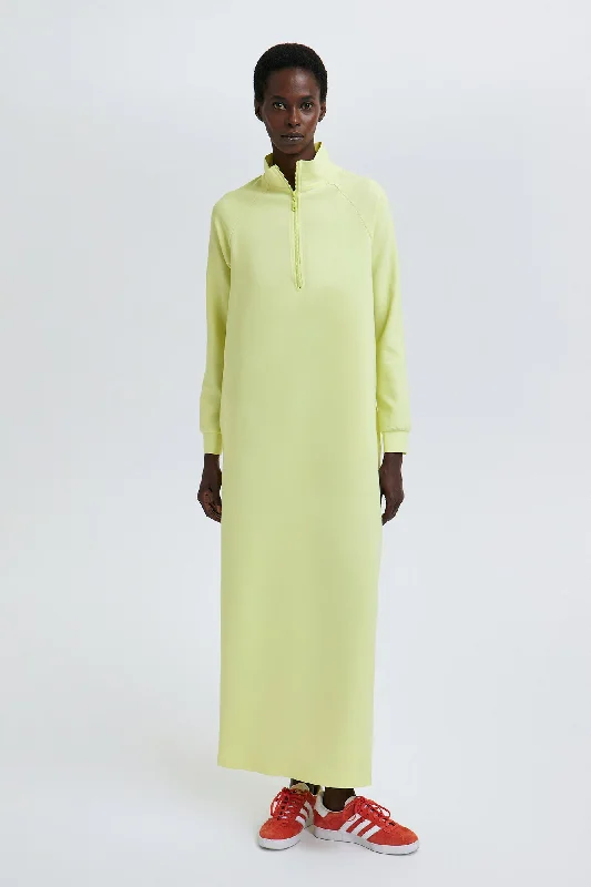ZIPPER CREPE DRESS
