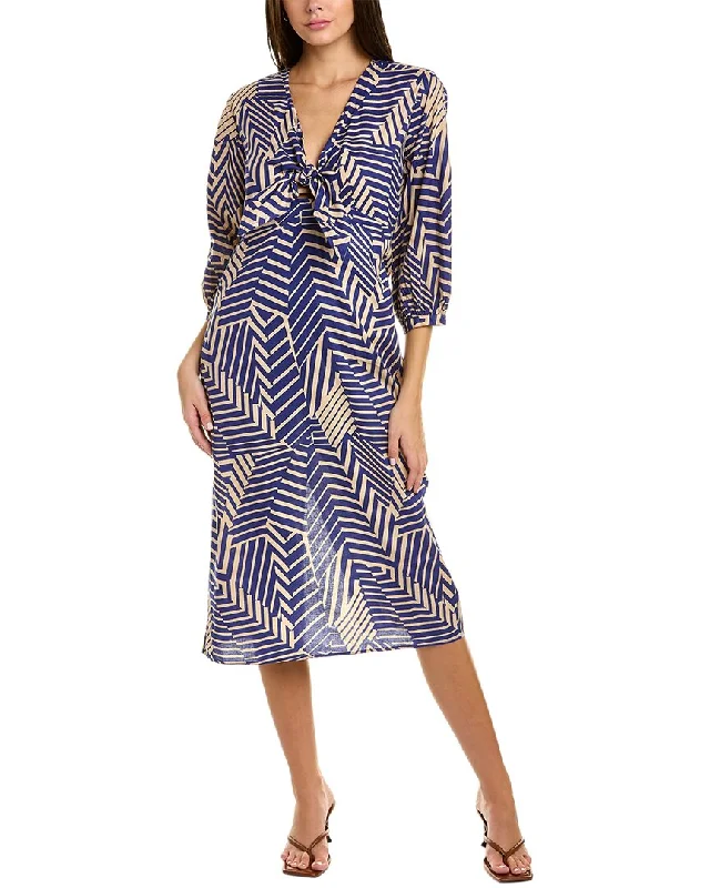 ANNA KAY Orfeo Midi Dress Fashionable Plaid Midi Dress