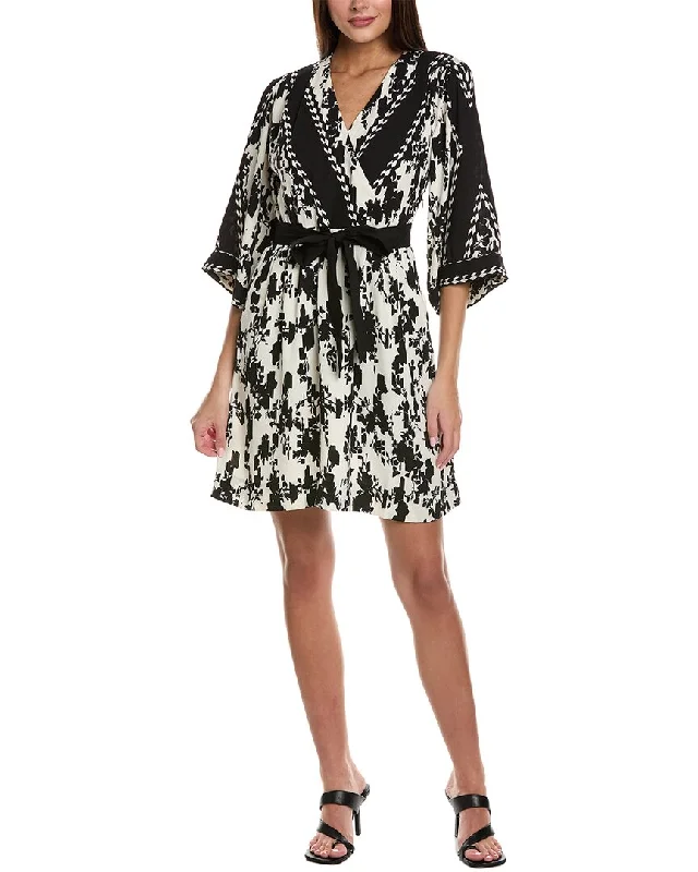 cabi X-Factor Mini Dress Chic Tropical Mini Dress