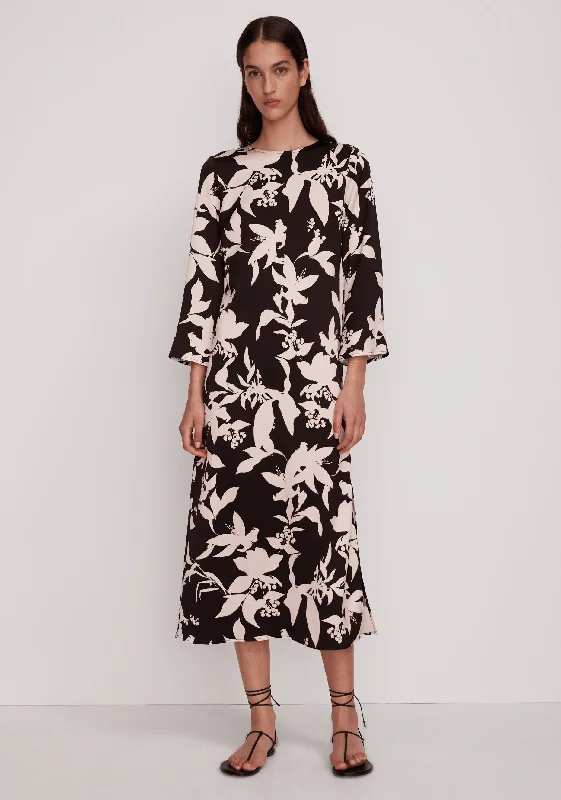 Delvine Midi Dress_Print Cozy Ribbed Knit Midi Dress