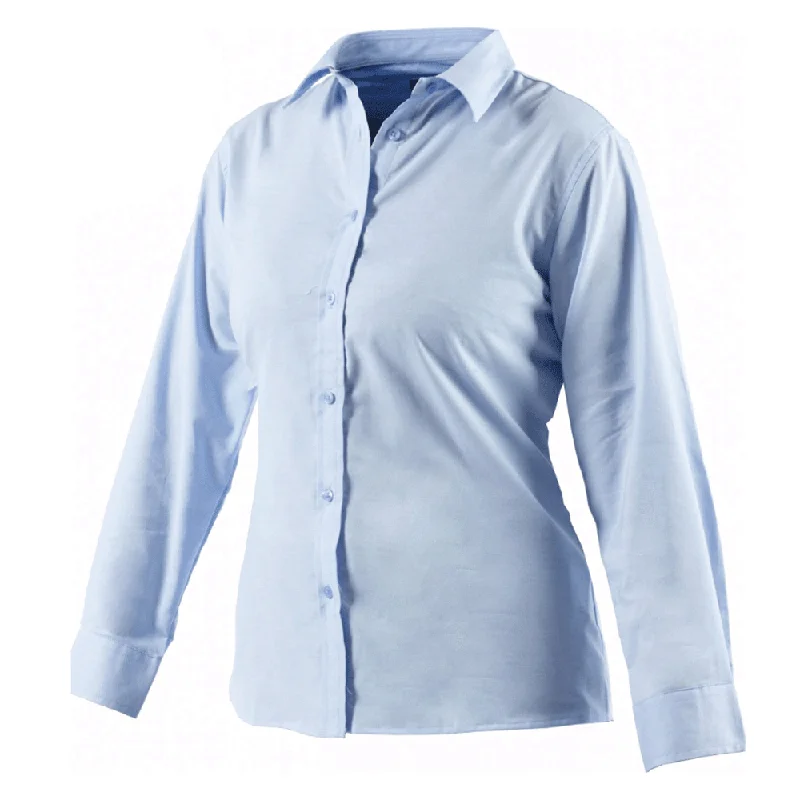 Dickies SH64300 Oxford Ladies Long Sleeve Shirt Various Colours Stylish Striped Short Sleeve