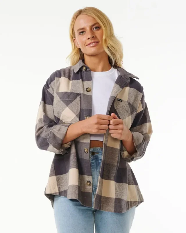 La Isla Flannel Shirt Cozy Cotton Short Tee