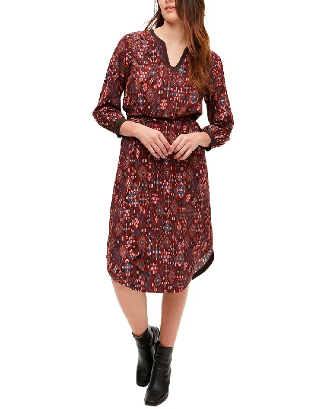 Michael Stars Francis Midi Dress Trendy Boho Midi Dress