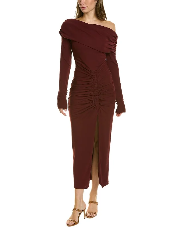 Nicholas Ascha Midi Dress Trendy Long Sleeve Midi Dress