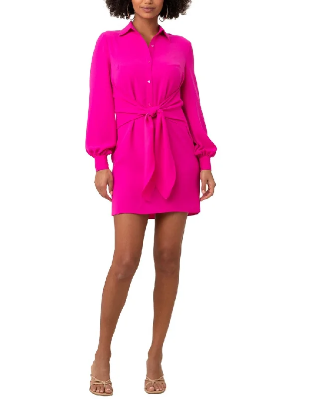 Trina Turk Danna Mini Dress Stylish Puff Sleeve Mini Dress