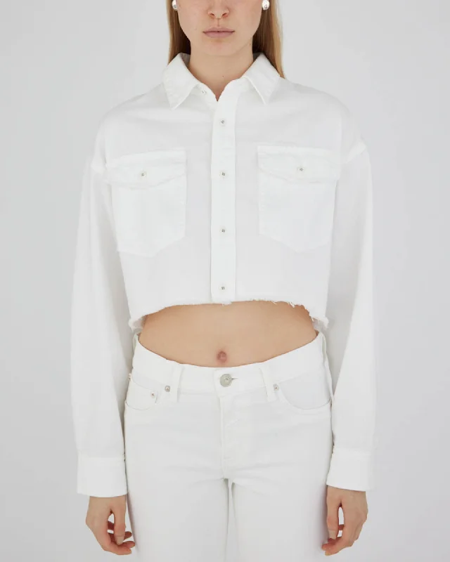 Southfork Crop Shirt Comfortable Fit Short Shirt