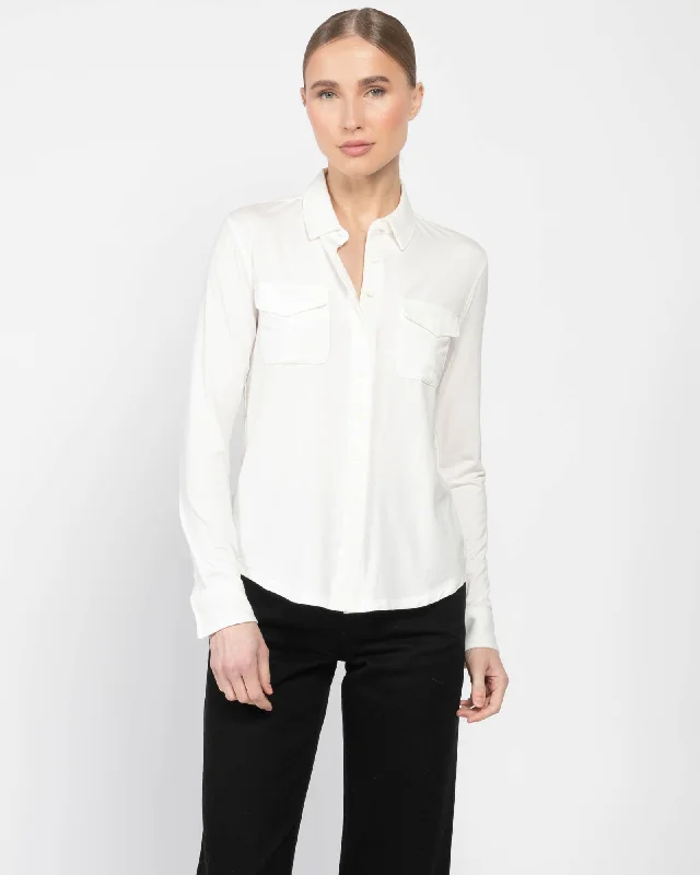 Luca Shirt Trendy Ruffled Short Sleeve