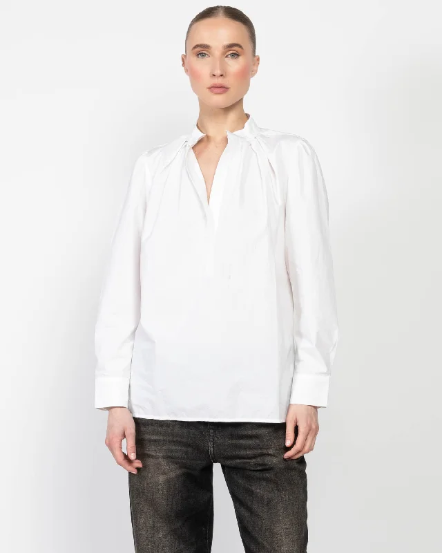 The Puff Shirt Fashionable Pleated Short Shirt