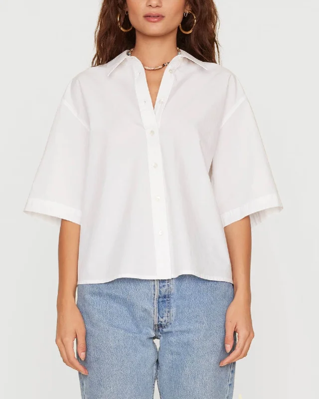 Gracie Shirt Casual Button-Up Short Tee