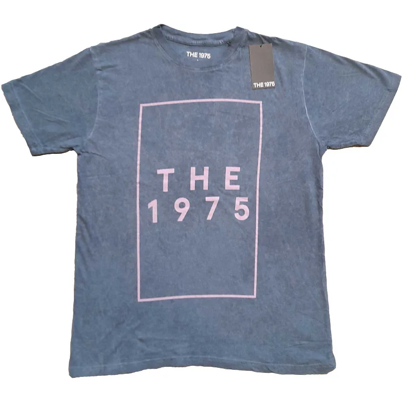 The 1975 | Official Band T-Shirt | I Like It Logo (Wash Collection) Mesh Blend Leather Blend Suede Blend