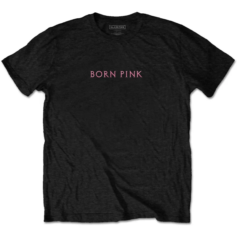 BlackPink | Official Band T-Shirt | Born Pink (Back Print) Zippered Front Buttoned Front Snap Front BlackPink | Official Band T-Shirt | Born Pink (Back Print) Zippered Front Buttoned Front Snap Front