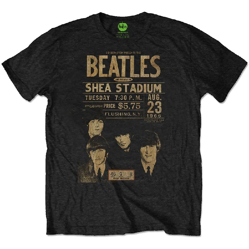 The Beatles Unisex Eco-T-Shirt: Shea '66 Solid Color Striped Floral