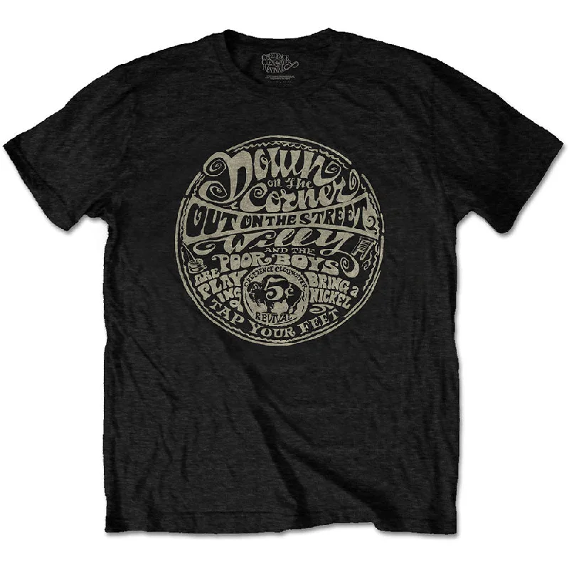 Creedence Clearwater Revival | Official Band T-Shirt | Down On The Corner Elasticated Padded Insulated