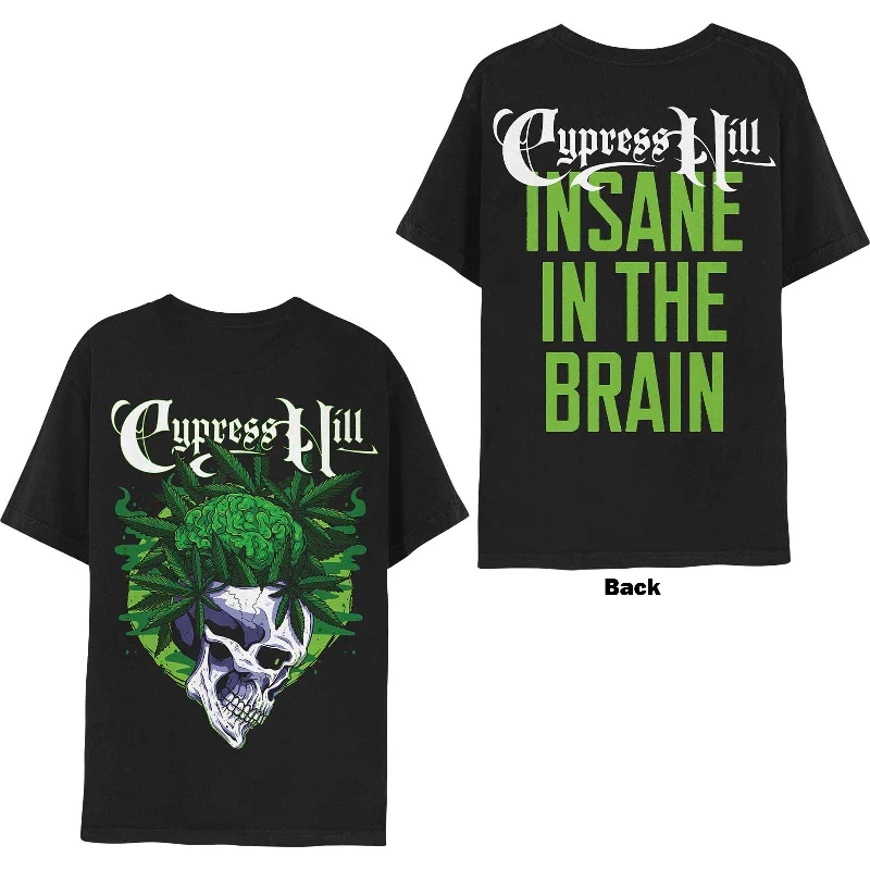 Cypress Hill | Official Band T-Shirt | Insane In The Brain (Back Print) Denim Fabric Leather Fabric Suede Fabric Cypress Hill | Official Band T-Shirt | Insane In The Brain (Back Print) Denim Fabric Leather Fabric Suede Fabric