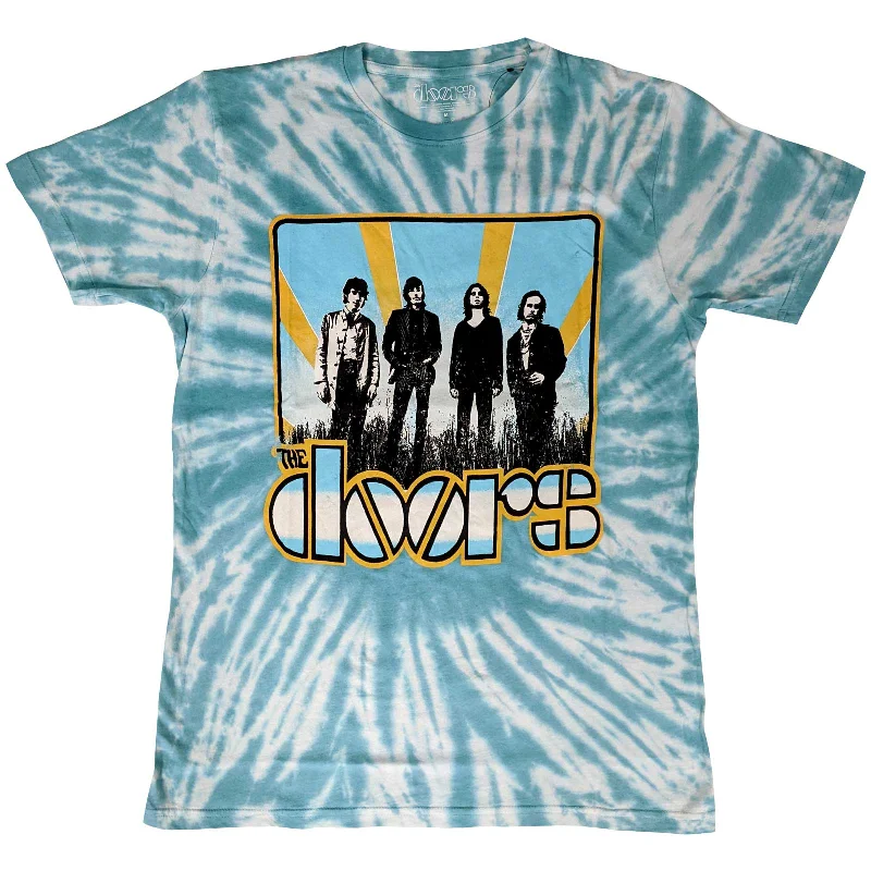 The Doors | Official Band T-Shirt | Waiting For The Sun (Wash Collection) Spandex Blend Rayon Blend Denim Blend The Doors | Official Band T-Shirt | Waiting For The Sun (Wash Collection) Spandex Blend Rayon Blend Denim Blend