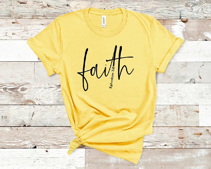 Faith - Unisex t-shirt Zippered Buttoned Snapped