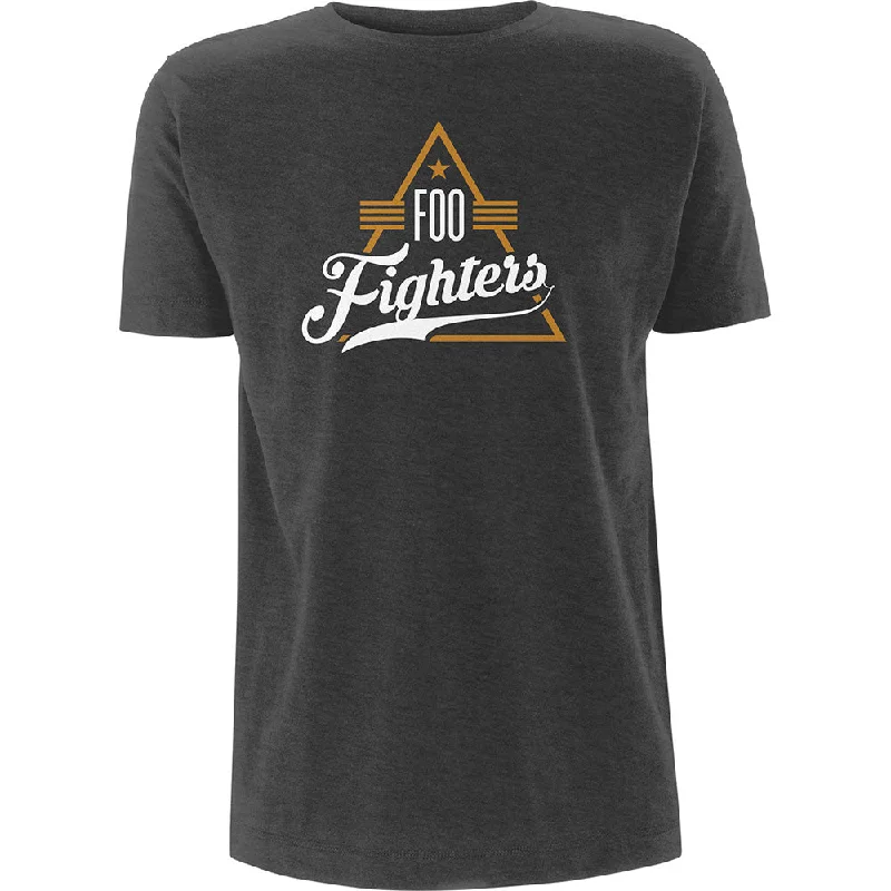 Foo Fighters | Official Band T-Shirt | Triangle Spandex Blend Rayon Blend Denim Blend