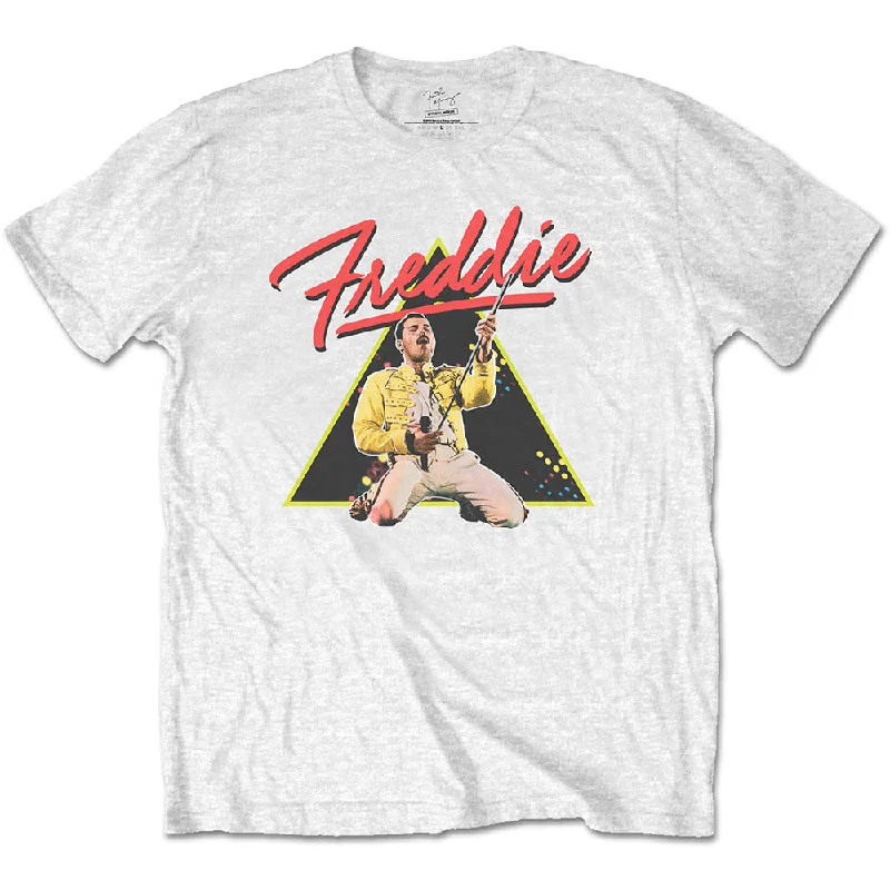 Freddie Mercury | Official Band T-Shirt | Triangle Handmade Hand-knitted Hand-woven