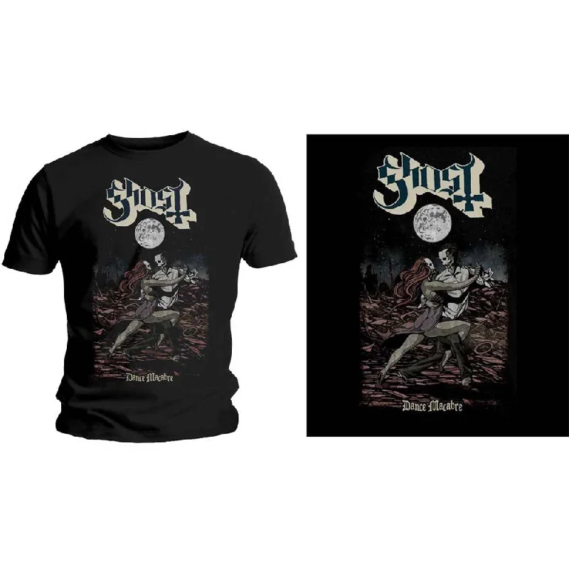 Ghost | Official Band T-shirt | Dance Macabre Silk Blend Satin Velvet