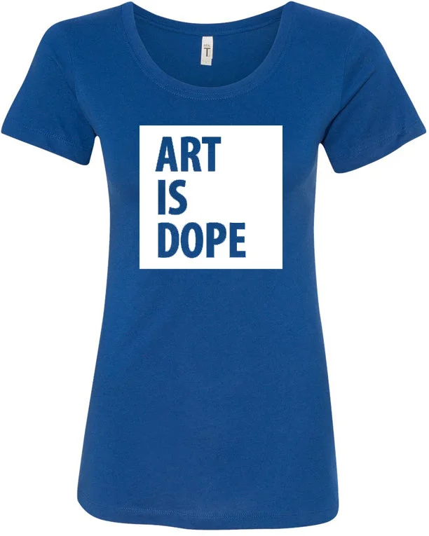 IS DOPE Women's T-Shirt Graphic T-Shirt Round Neck Polyester