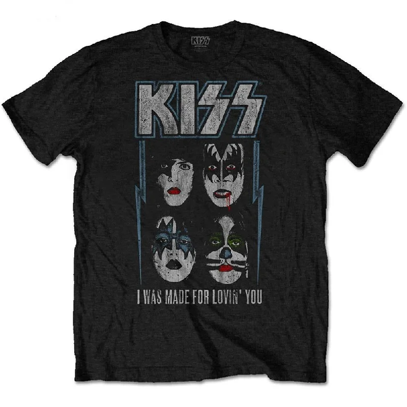 KISS Kids T-Shirt: Made For Lovin' You Fleece Nylon Spandex