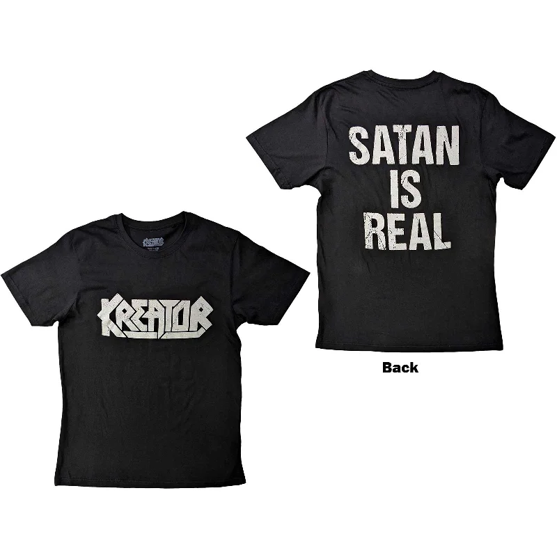 Kreator | Official Band T-Shirt | Satan Is Real (Back Print) Terry Blend Velvet Blend Canvas Blend Kreator | Official Band T-Shirt | Satan Is Real (Back Print) Terry Blend Velvet Blend Canvas Blend