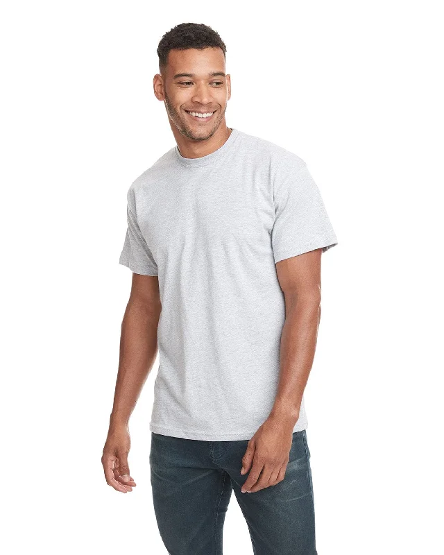Next Level Unisex Short Sleeve T-Shirt | Heather Gray Cashmere Blend Cotton Blend Poly Blend Next Level Unisex Short Sleeve T-Shirt | Heather Gray Cashmere Blend Cotton Blend Poly Blend