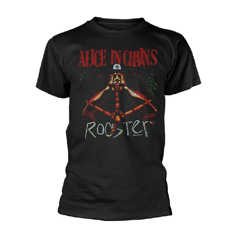 Alice in Chains | Official Band T-Shirt | Rooster Cotton Fabric Linen Fabric Terry Fabric Alice in Chains | Official Band T-Shirt | Rooster Cotton Fabric Linen Fabric Terry Fabric