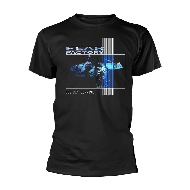 Fear Factory | Official Band T-Shirt | Dog Day Sunrise (Back Print) Iron Safe Non-Iron Wrinkle Free Fear Factory | Official Band T-Shirt | Dog Day Sunrise (Back Print) Iron Safe Non-Iron Wrinkle Free