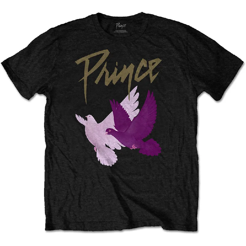 Prince | Official Band T-shirt | Doves Denim Fabric Leather Fabric Suede Fabric