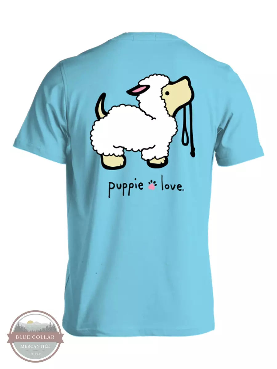 SPL1237 Sheep Pup Short Sleeve T-Shirt Casual Formal Business