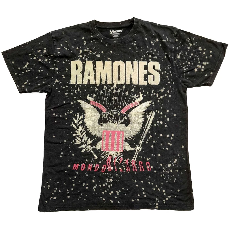 Ramones | Official Band T-Shirt | Eagle (Wash Collection) Spandex Blend Rayon Blend Denim Blend Ramones | Official Band T-Shirt | Eagle (Wash Collection) Spandex Blend Rayon Blend Denim Blend