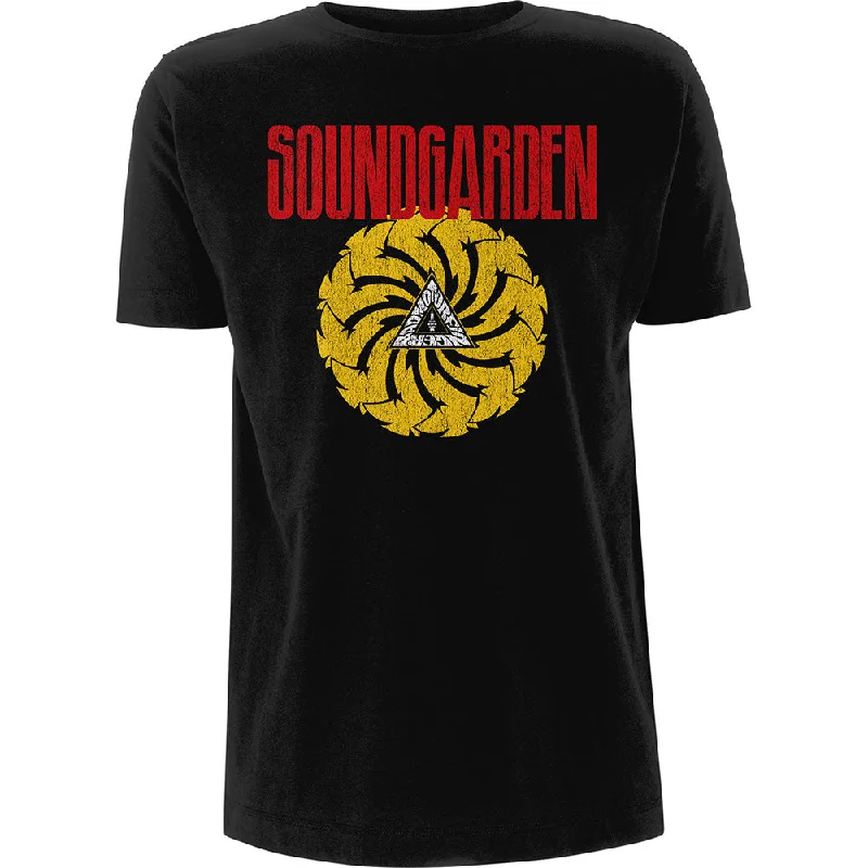 Soundgarden | Official Band T-Shirt | Badmotorfinger V. Houndstooth Herringbone Solid