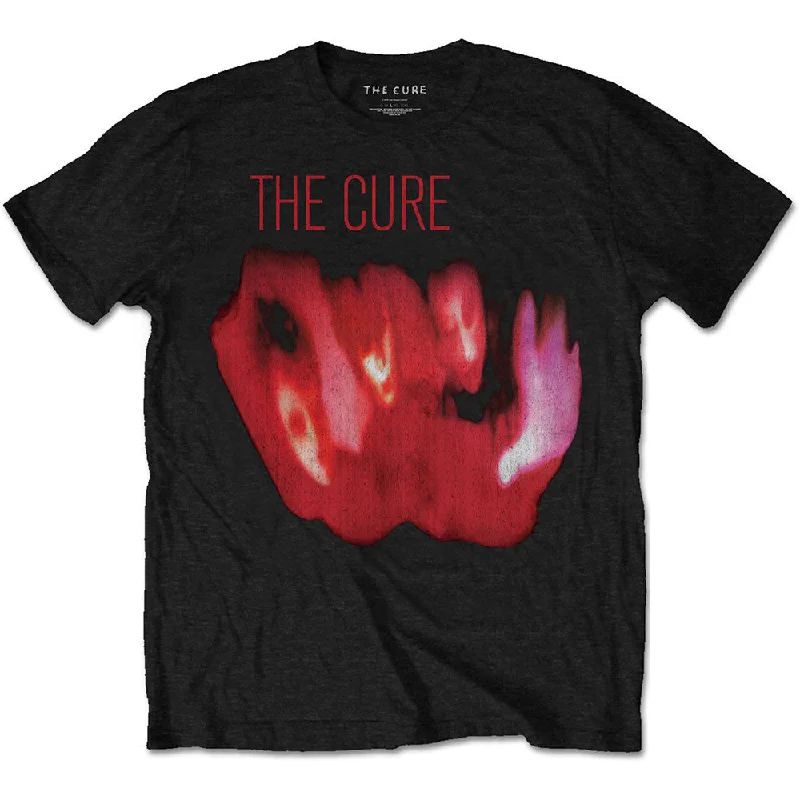 The Cure | Official Band T-Shirt | Pornography Hooded Caped Shawl Collar