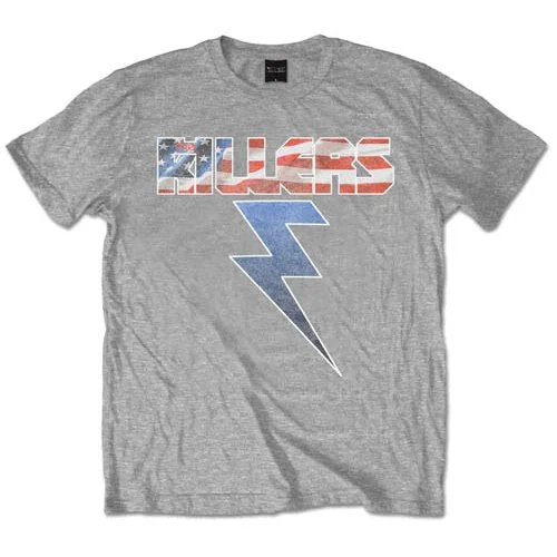 The Killers | Official Band T-Shirt | Bolt Fleece Nylon Spandex