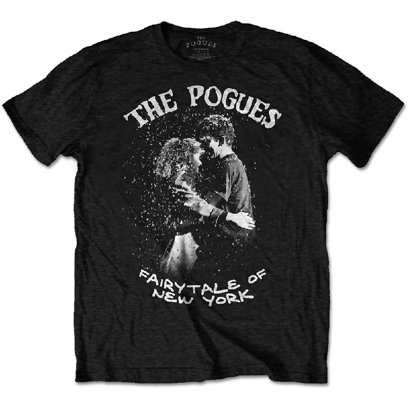 The Pogues | Official Band T-Shirt | Fairy-tale Of New York Satin Fabric Silk Fabric Chiffon Fabric