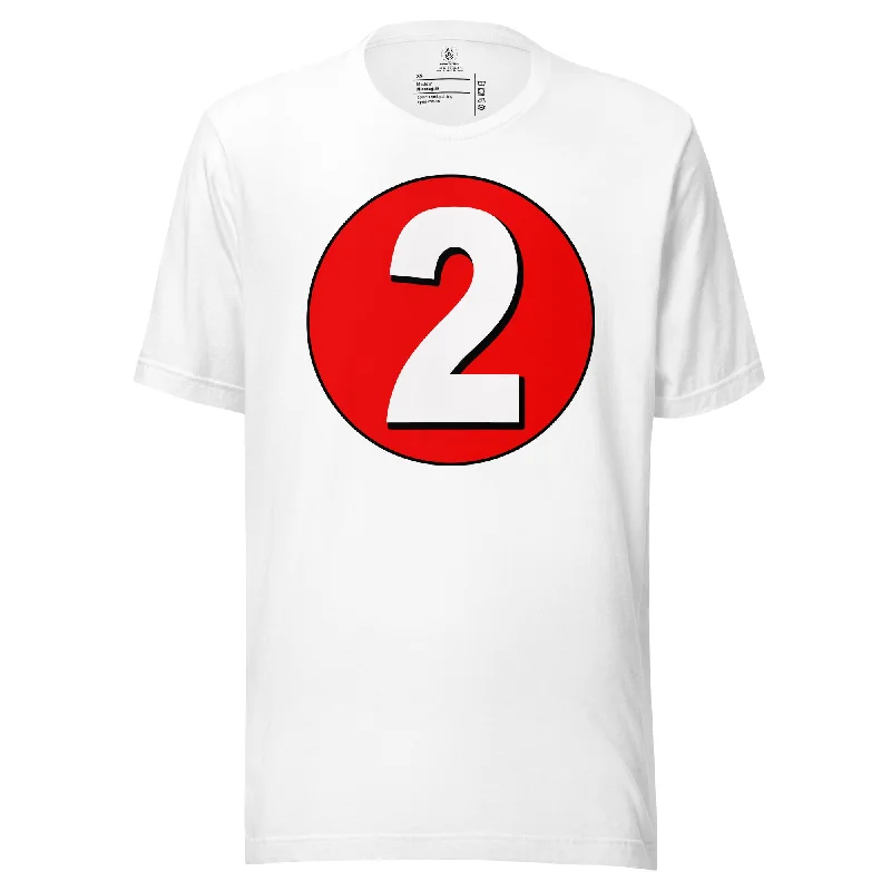 Unisex t-shirt: White on Red 2 Terry Blend Velvet Blend Canvas Blend