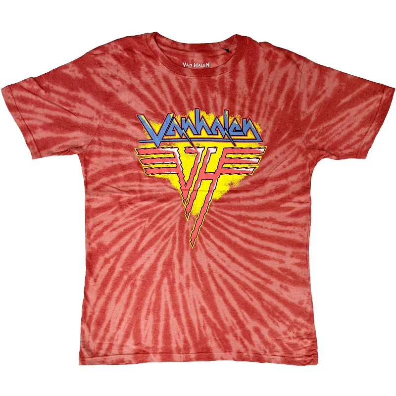 Van Halen | Official Band T-Shirt | Jagged Logo (Wash Collection) Chenille Fabric Brocade Fabric Lace Fabric Van Halen | Official Band T-Shirt | Jagged Logo (Wash Collection) Chenille Fabric Brocade Fabric Lace Fabric